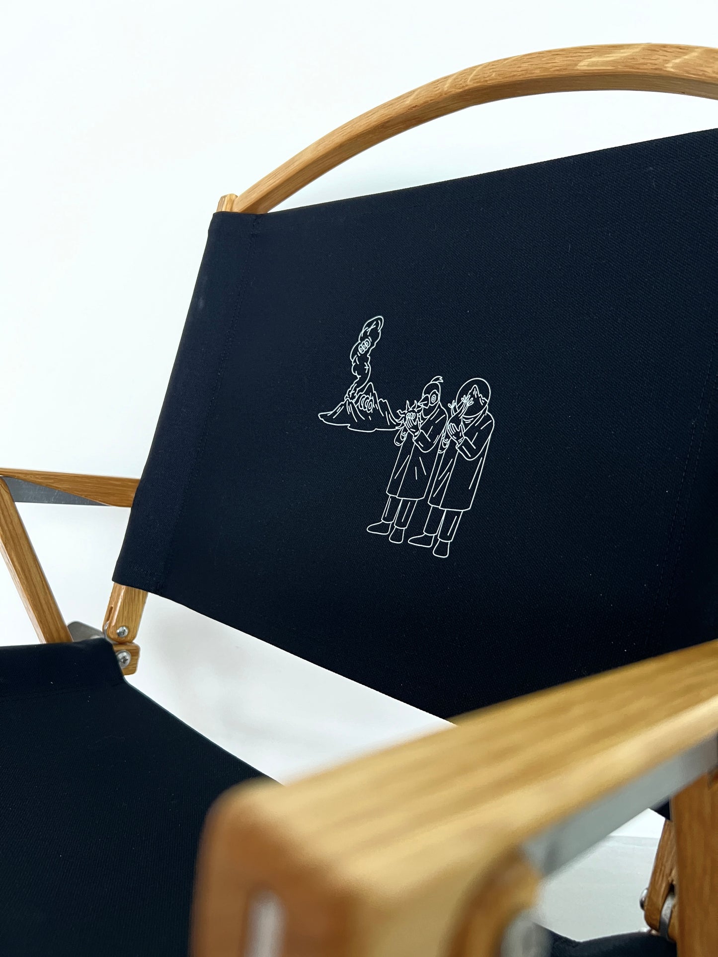 鸚鵡人 x 美國克米特折疊椅 ＋ 日本 Sotolabo職人手工椅布