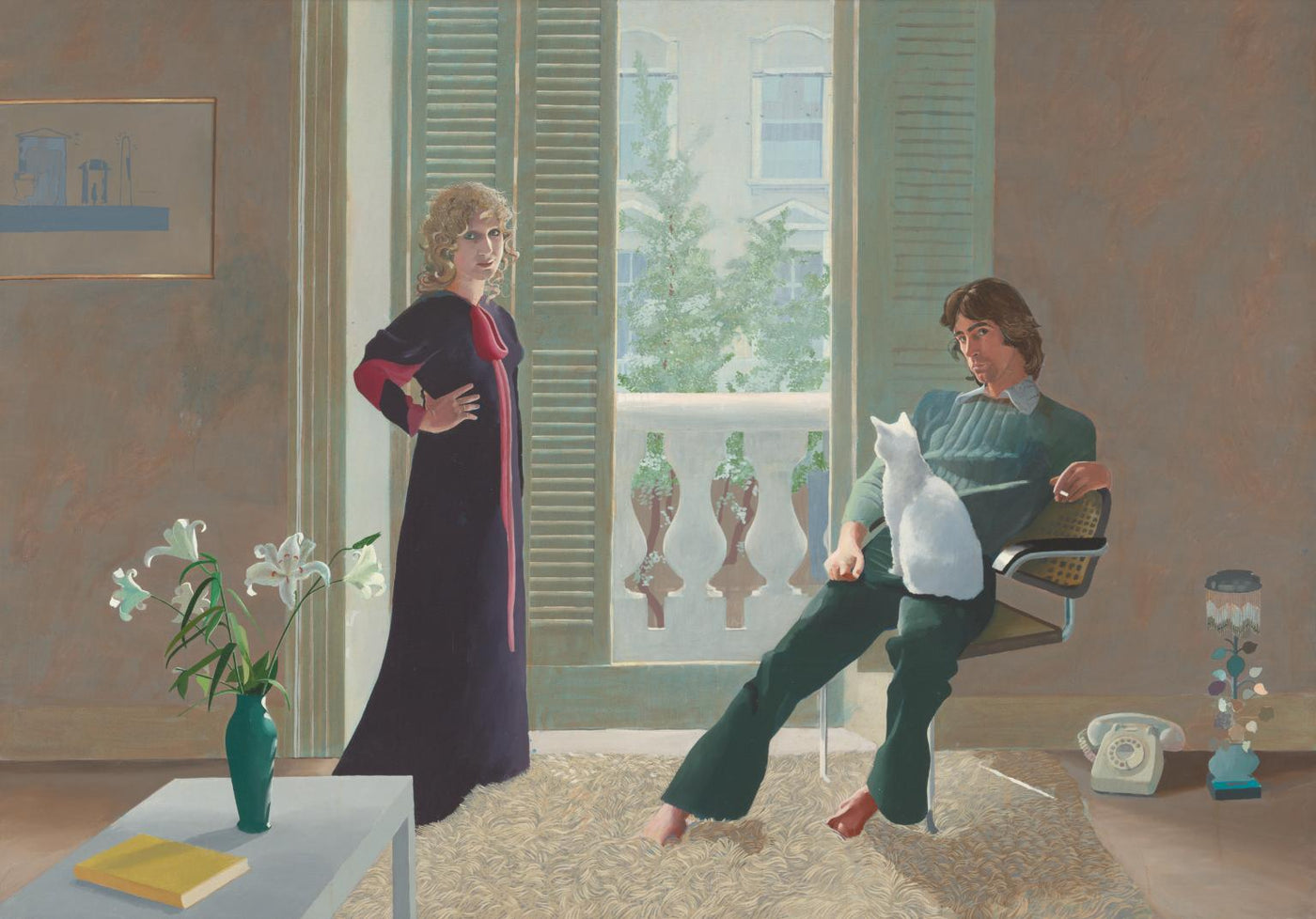 David Hockney, Mr and Mrs Clark and Percy, 1970-71